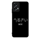 Shut Up Simple Quotes Motorola Moto G Play 2024 Case OV11225