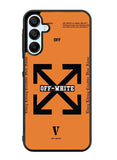 Off White Orange Samsung Galaxy A15 5G Case OV11223
