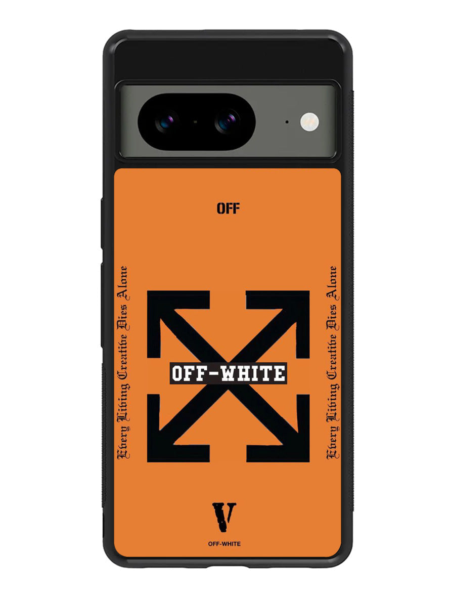 Off White Orange Google Pixel 8A Case QC11223