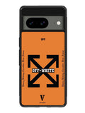 Off White Orange Google Pixel 8A Case QC11223