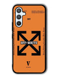 Off White Orange Samsung Galaxy A14 5G Case QC11223