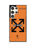 Off White Orange Samsung Galaxy S23 Ultra 5G Case QC11223
