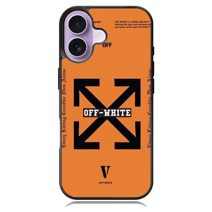 Off White Orange iPhone 17 Case OV11223
