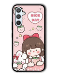 Peach Cute Nice Day Samsung Galaxy A14 5G Case QC11224