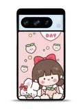 Peach Cute Nice Day Google Pixel 8 Pro Case QC11224