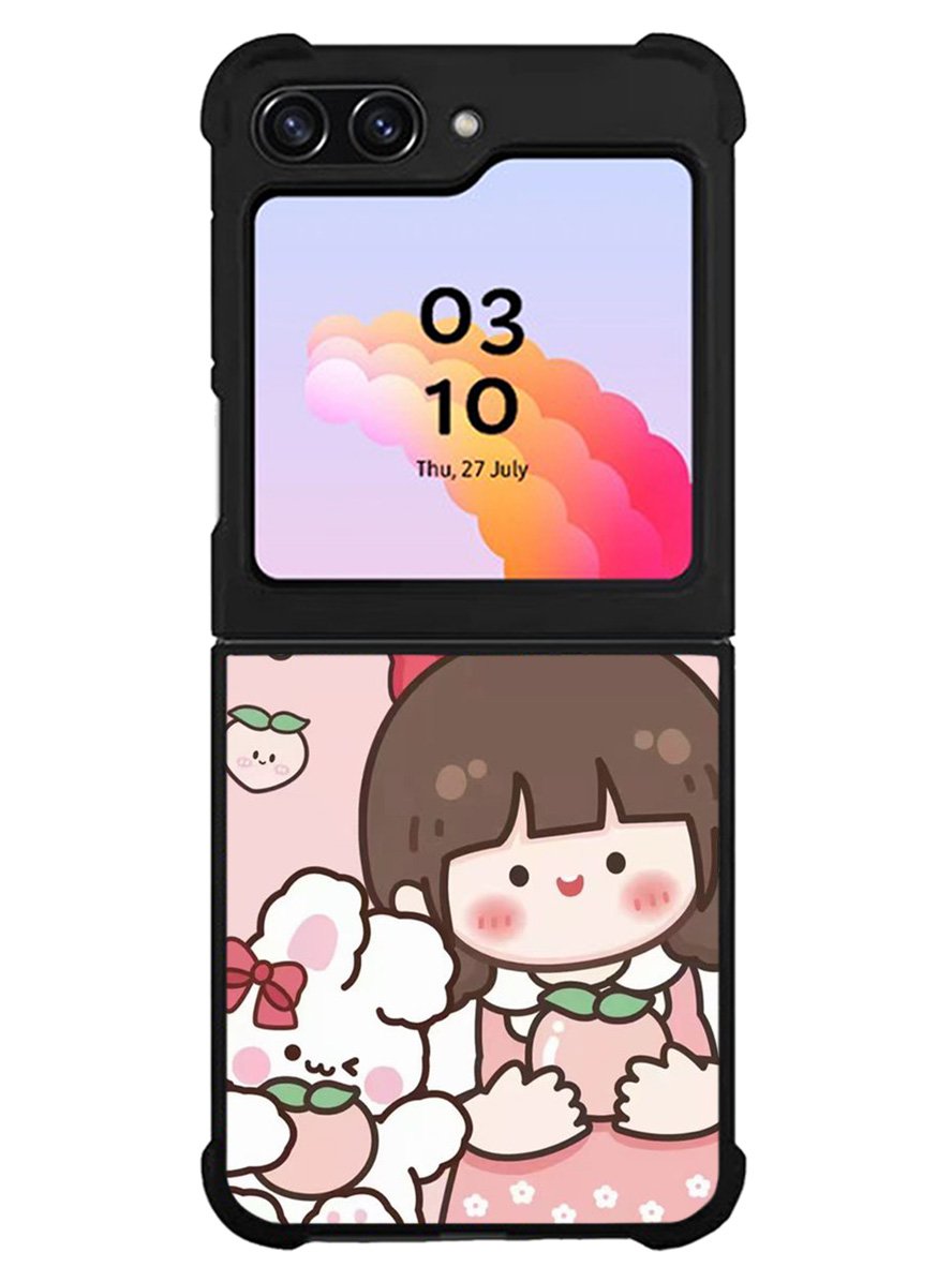 Peach Cute Nice Day Samsung Galaxy Z Flip 5 5G 2023 Case OV11224