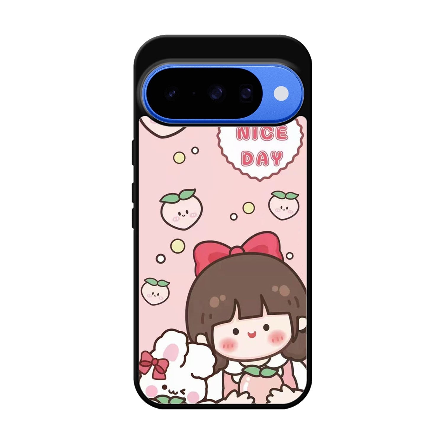 Peach Cute Nice Day Google Pixel 10 Case QC11224
