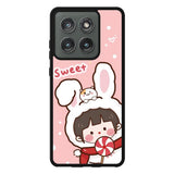 Cute Rabbit Sweet Motorola Moto Edge 2025 Case QC11206