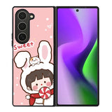 Cute Rabbit Sweet Samsung Galaxy Z Fold 6 5G 2024 Case OV11206