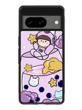 Cute Purple Bobba Google Pixel 8A Case QC11205