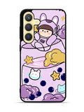 Cute Purple Bobba Samsung Galaxy S23 5G Case QC11205