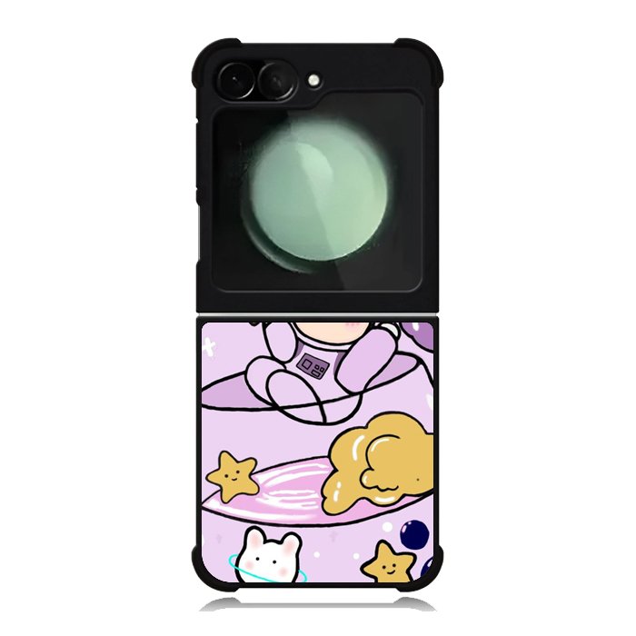 Cute Purple Bobba Samsung Galaxy Z Flip 6 5G 2024 Case OV11205