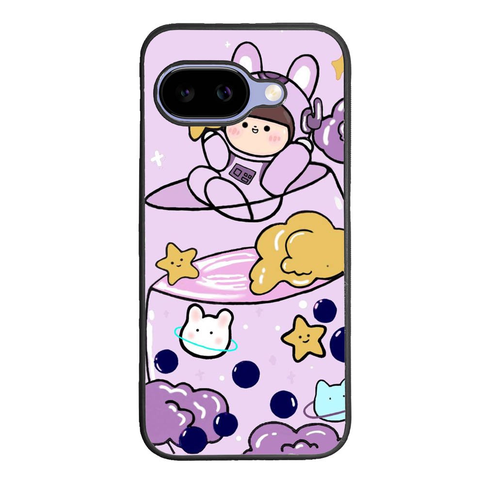 Cute Purple Bobba Google Pixel 10A Case OV11205