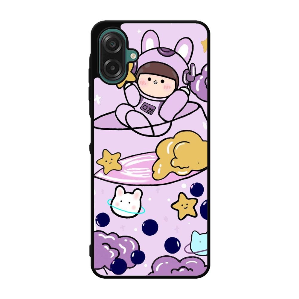 Cute Purple Bobba Samsung Galaxy A07 Case OV11205