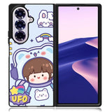 Cute Blue Space Ufo Samsung Galaxy Z Fold 7 Case OV11201