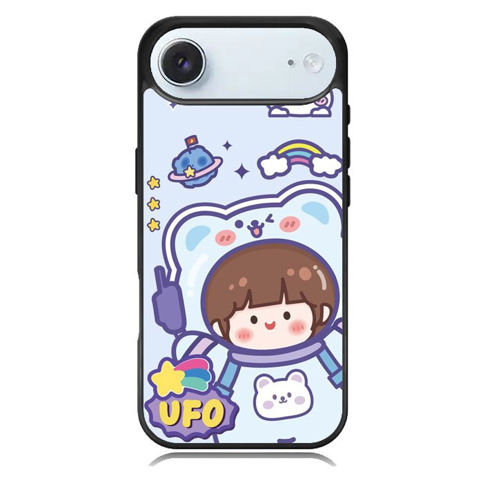 Cute Blue Space Ufo iPhone 17 Air Case OV11201