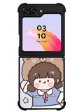 Cute and Happy Everyday Samsung Galaxy Z Flip 5 5G 2023 Case OV11197