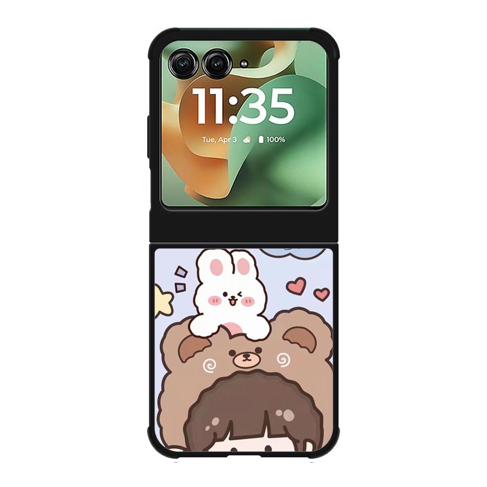 Cute and Happy Everyday Motorola Moto RAZR 2025 Case OV11197