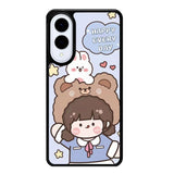 Cute and Happy Everyday Samsung Galaxy S25 Edge 5G Case OV11197