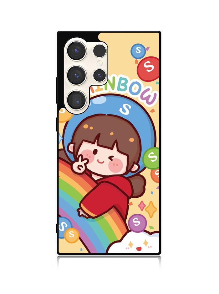 Cutei Rainbow Candy Samsung Galaxy S23 Ultra 5G Case QC11217