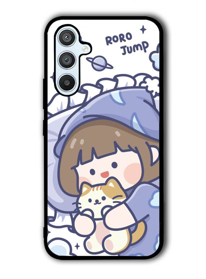 Cute Sleeping with the cat Samsung Galaxy A14 5G Case QC11213