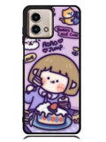 Cute Roro Jump Eat the Sweet Cake Motorola Moto G Stylus 5G 2023 Case OV11210
