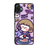 Cute Roro Jump Eat the Sweet Cake Samsung Galaxy A07 Case QC11210