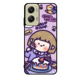 Cute Roro Jump Eat the Sweet Cake Motorola Moto G Stylus 5G 2024 Case OV11210