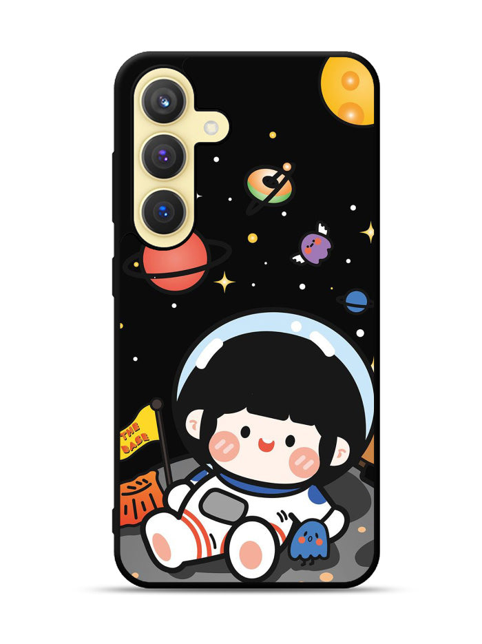 Cute Roro Jump and Astronaut Samsung Galaxy S25 Plus 5G , Samsung Galaxy S25+ 5G Case OV11207