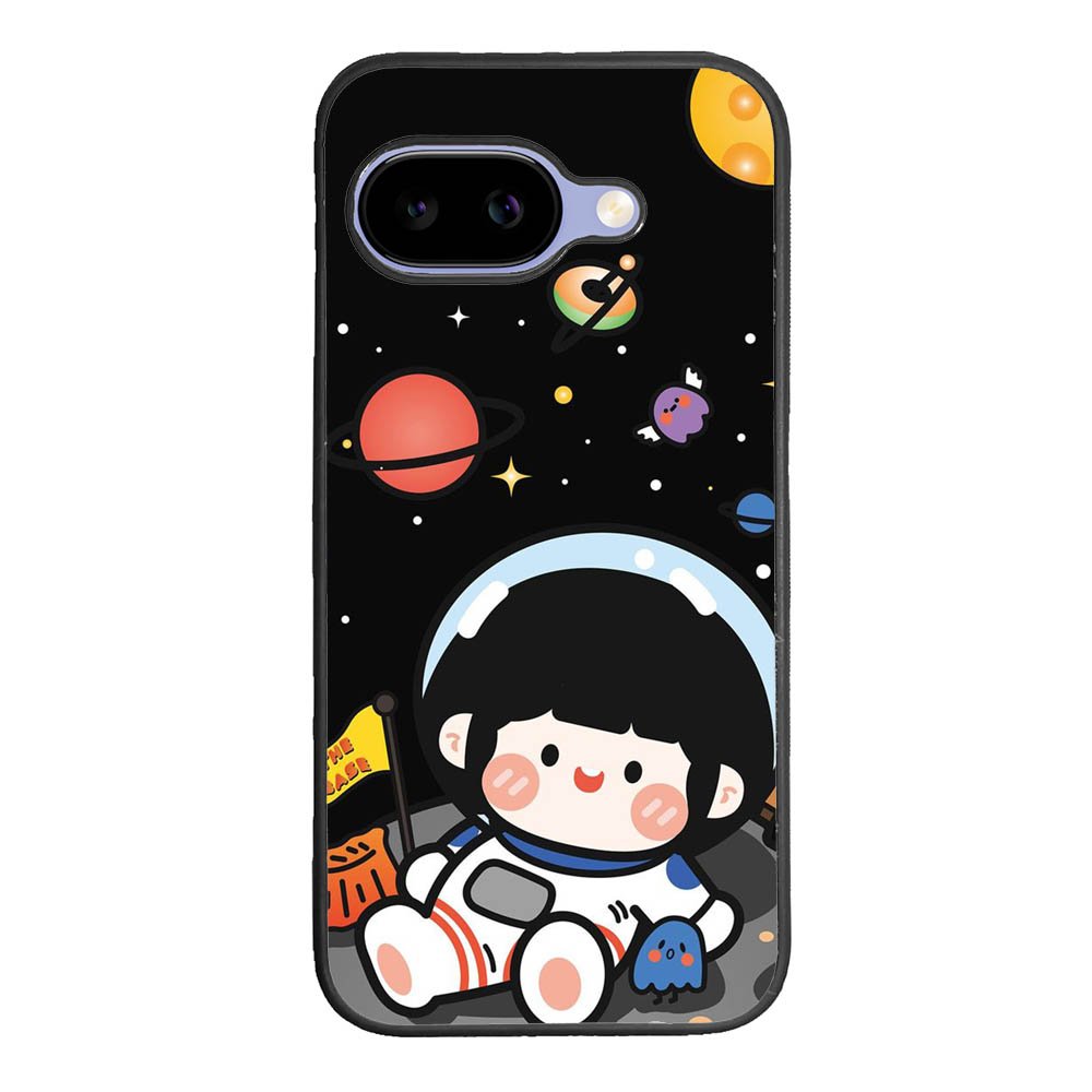 Cute Roro Jump and Astronaut Google Pixel 10A Case OV11207