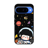 Cute Roro Jump and Astronaut Google Pixel 10 Case QC11207