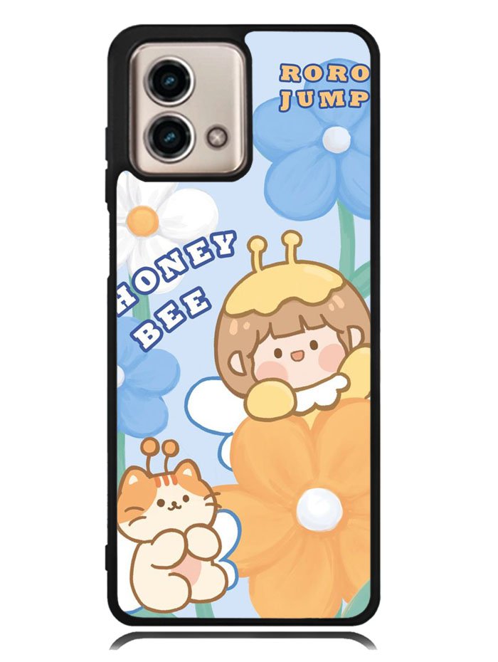 Cute Roro Jump And Honey Bee Motorola Moto G Stylus 5G 2023 Case OV11208