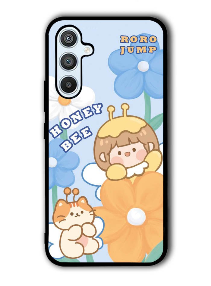 Cute Roro Jump And Honey Bee Samsung Galaxy A14 5G Case QC11208