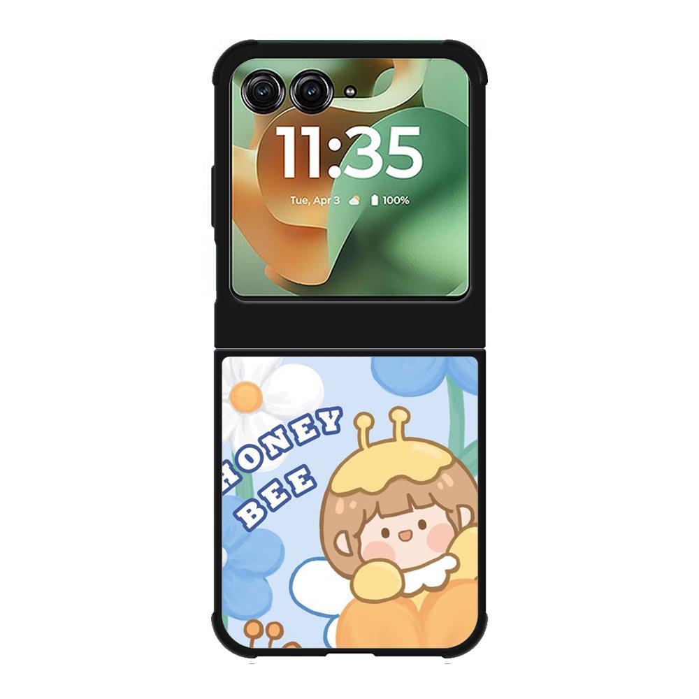Cute Roro Jump And Honey Bee Motorola Moto RAZR 2025 Case OV11208