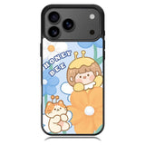Cute Roro Jump And Honey Bee iPhone 17 Pro Case RC11208