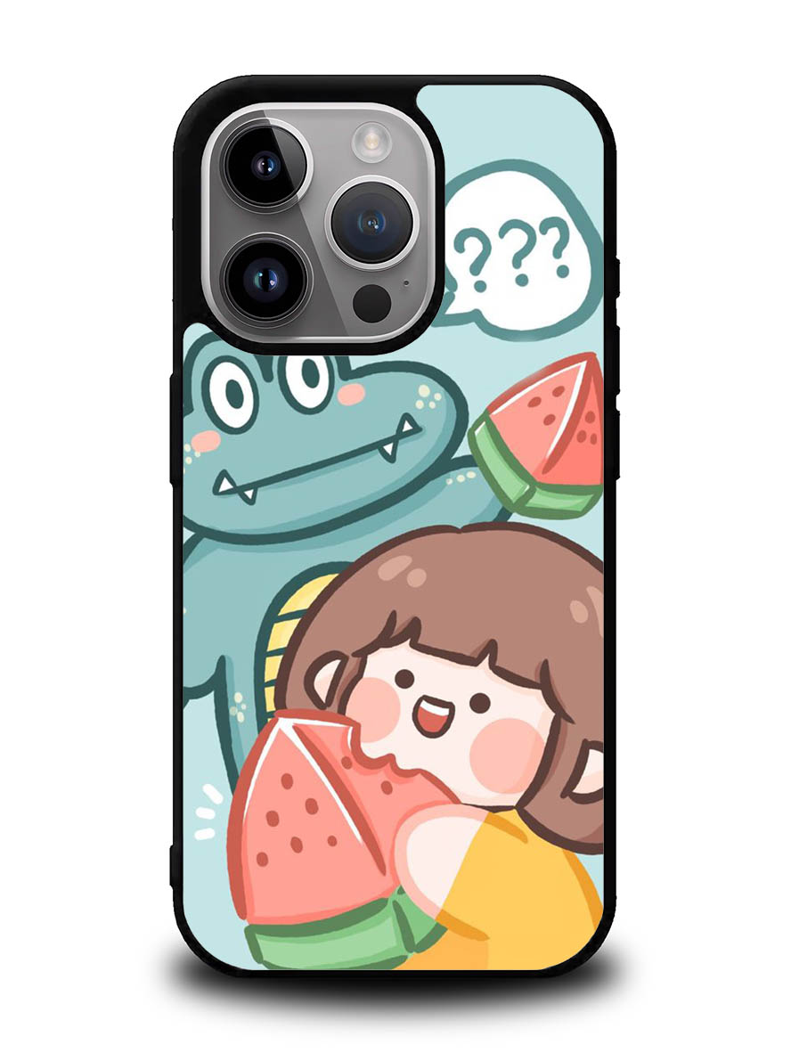 Cute Eat Watermelon iPhone 16 Pro Case OV11203