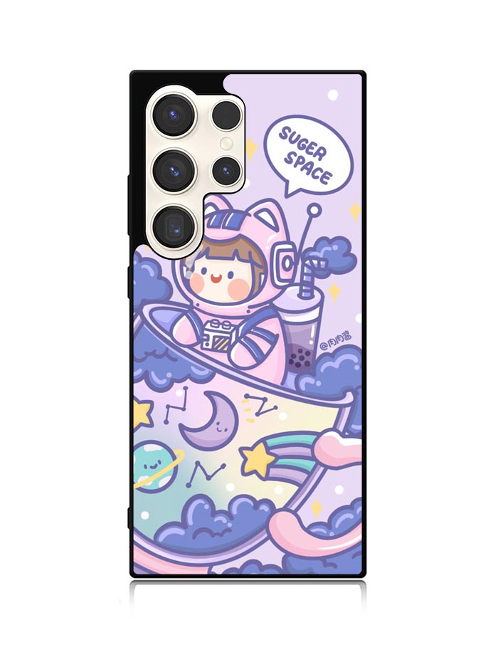 Cute Suger Space Samsung Galaxy S25 Ultra 5G Case QC11216