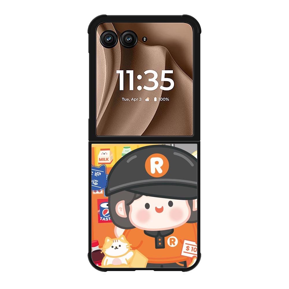 Cute Roro Jump market Shop Motorola Moto RAZR Plus 2025 Case OV11211