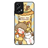 Cute Roro Jump Milk Tea Station Motorola Moto G Play 2024 Case OV11212