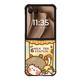 Cute Roro Jump Milk Tea Station Motorola Moto RAZR Plus 2025 Case OV11212