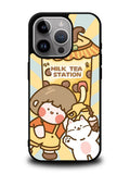 Cute Roro Jump Milk Tea Station iPhone 16 Pro Case OV11212