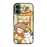 Cute Roro Jump Milk Tea Station iPhone 17 Case QC11212