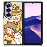 Cute Roro Jump Milk Tea Station Samsung Galaxy Z Fold 7 Case OV11212