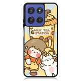 Cute Roro Jump Milk Tea Station Motorola Moto G Stylus 5G 2025 Case OV11212