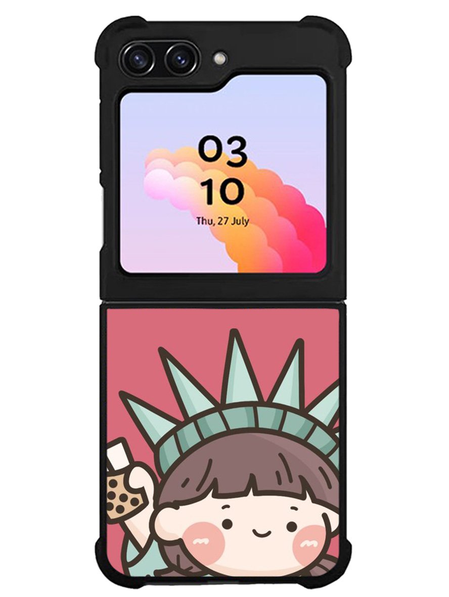 Cute Roro Jump and Liberty Samsung Galaxy Z Flip 5 5G 2023 Case OV11209
