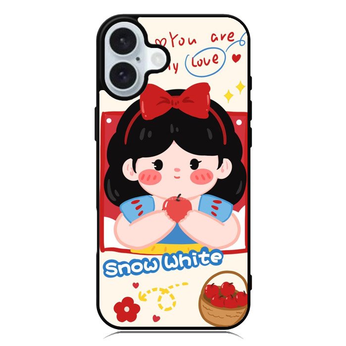 Cute Snow White iPhone 16 Plus Case QC11214
