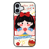 Cute Snow White iPhone 16 Plus Case QC11214