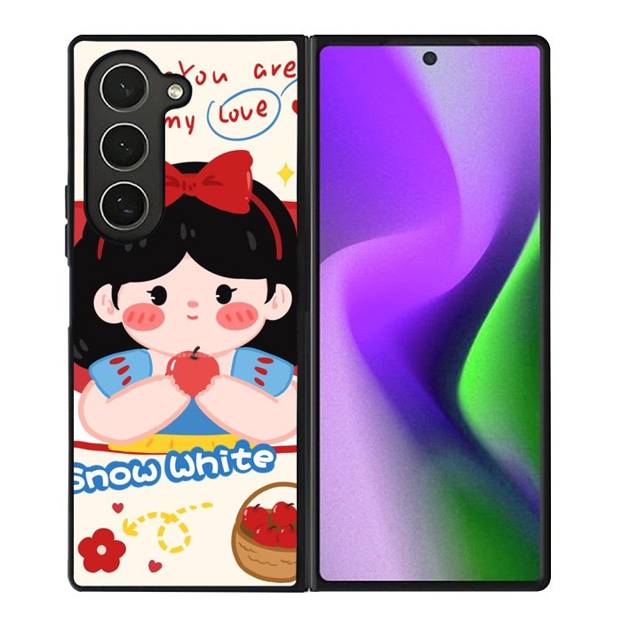 Cute Snow White Samsung Galaxy Z Fold 6 5G 2024 Case OV11214