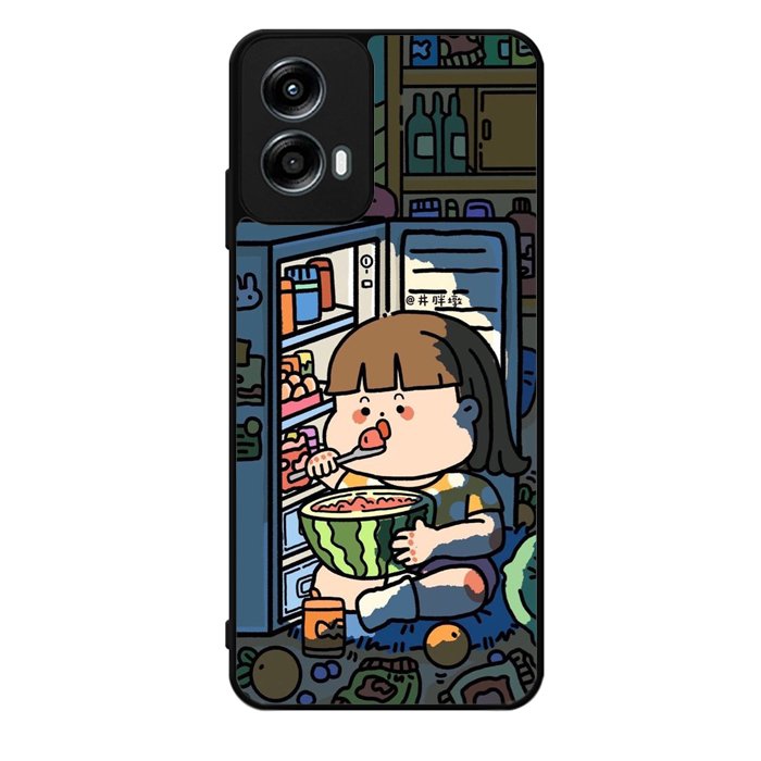 Cute Eat in The Night Motorola Moto G Play 2024 Case OV11202