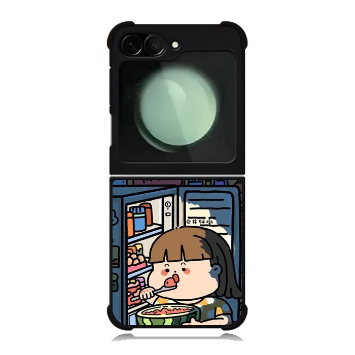 Cute Eat in The Night Samsung Galaxy Z Flip 6 5G 2024 Case OV11202
